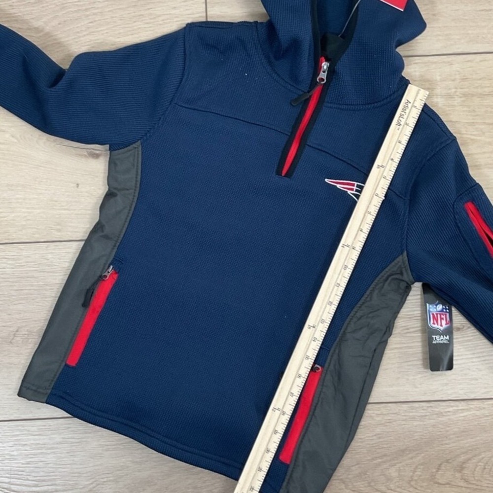 Ultra Game NFL Boys Fleece Quarter-Zip Hoodie Size Medium (10/12) NWT - Picture 8 of 8